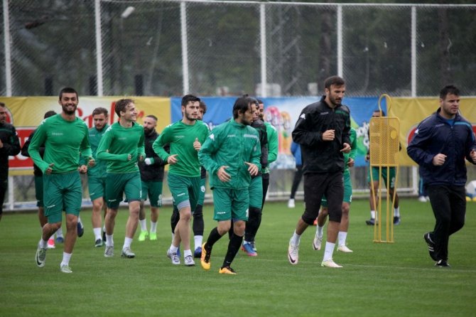 Giresunspor Süper Lig yolunda Play-Off’ta eşleştikleri Eskişehirspor maçı hazırlıklarını sürdürüyor
