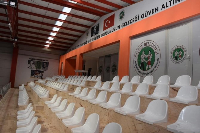 Düzce güreş salonu açılıyor