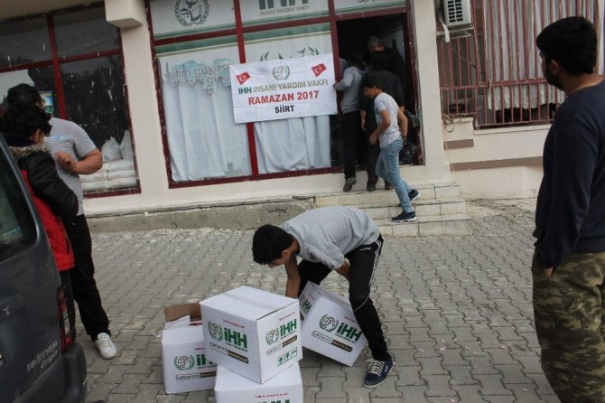 Suriyeli ailelere ramazan yardımı