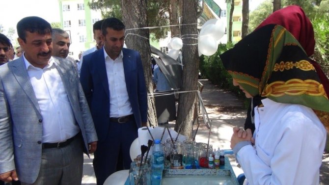 Nusaybin Kız İmam Hatip Lisesinden resim sergisi