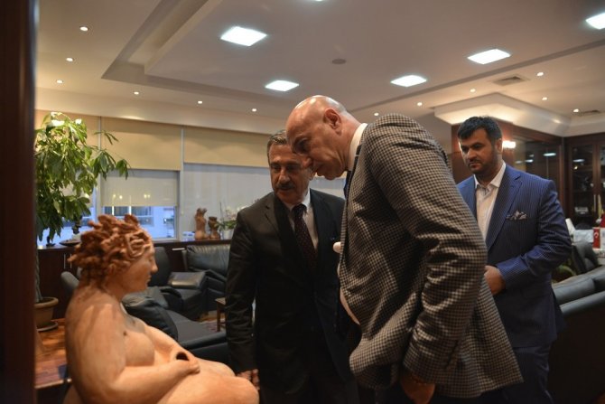 Erdal Aksünger’den, Ahmet Ataç’a ziyaret