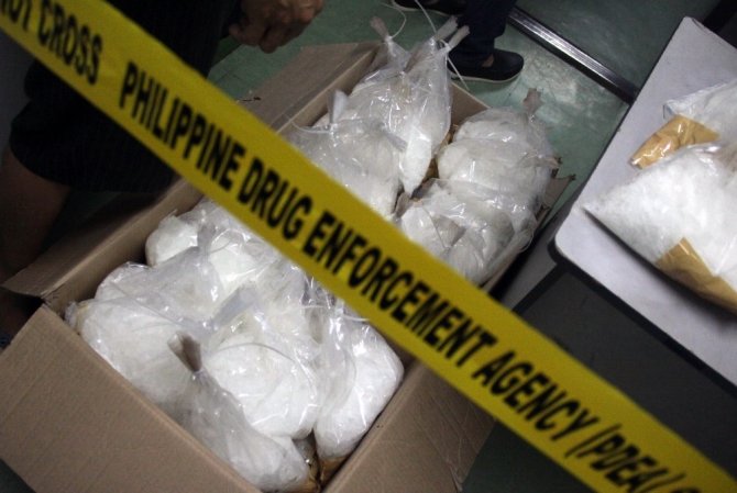 Filipinlerde 604 kilo uyuşturucu yakalandı