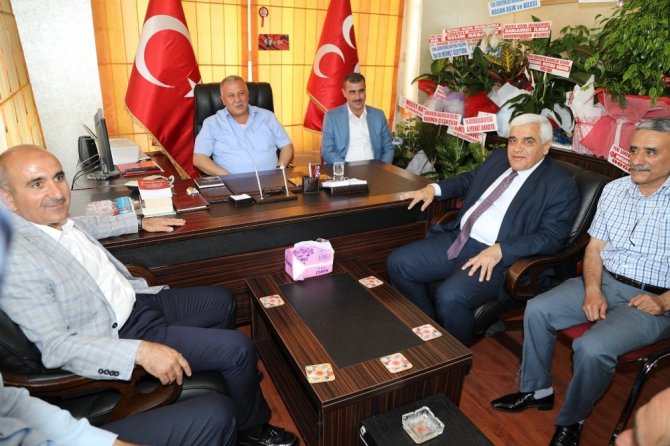 MHP İl Başkanı Mısırlıgil’e AK Partililerden ziyaret