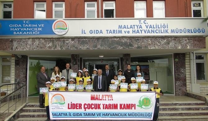 Malatya’da ‘Lider Çocuk Tarım Kampı’ düzenlendi
