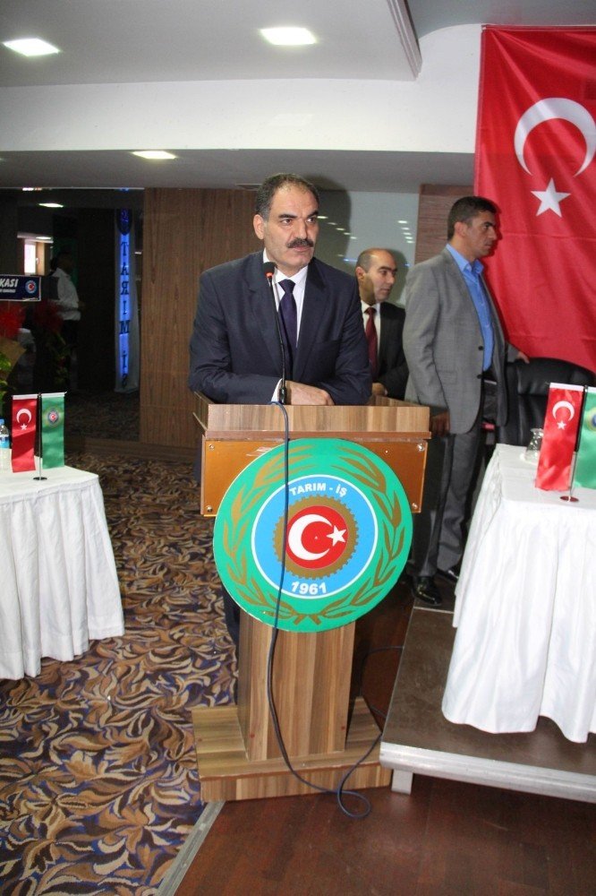 Tarım-İş Adana Şube Başkanı Hayırlı güven tazeledi