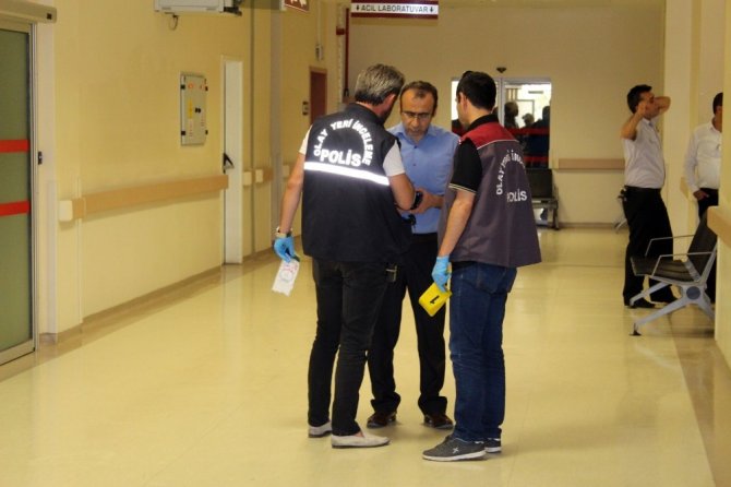 Hastanede tedavi gören hastaya silahlı saldırı