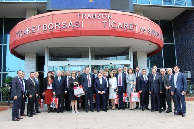 AB Delegasyonu Başkanı Berger ve beraberindeki 18 büyükelçi, Trabzon’da