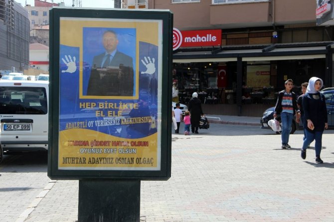 Nevşehir’de 18 aylık muhtarlık için 14 aday yarışacak