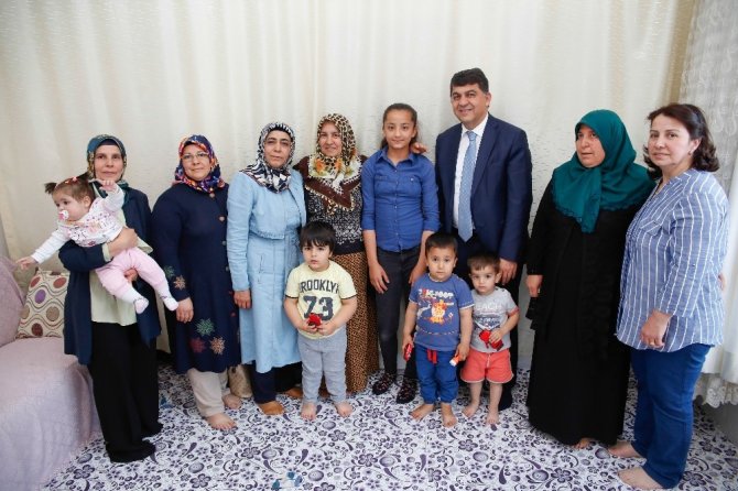 Başkan Fadıloğlu, iftar öncesi ailelerle buluştu