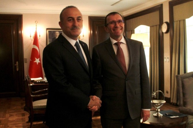 Bakan Çavuşoğlu BM Genel Sekreteri Kıbrıs Özel Danışmanı Eide’yi kabul etti