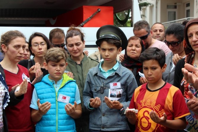 Kalbinde şehidi, karnında bebeği