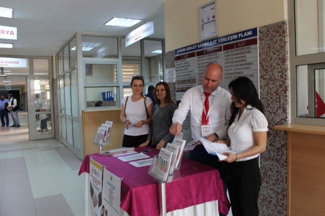 Çorum Adliyesi’nde arabulucuk standı açıldı