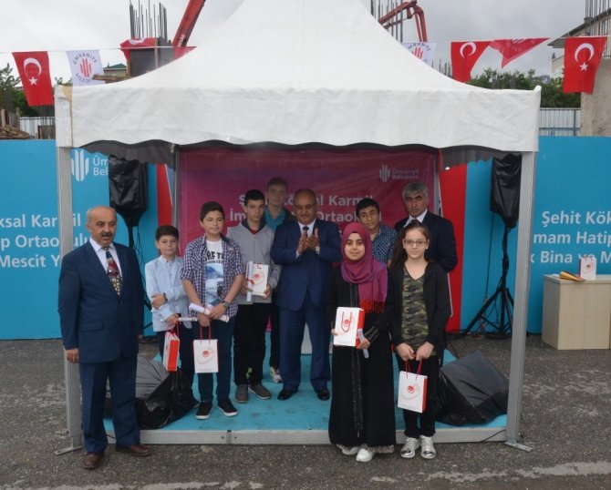 Ümraniye Belediyesi, Şehit Köksal Karmil İmam Hatip Ortaokulu ek hizmet binasının temelini attı