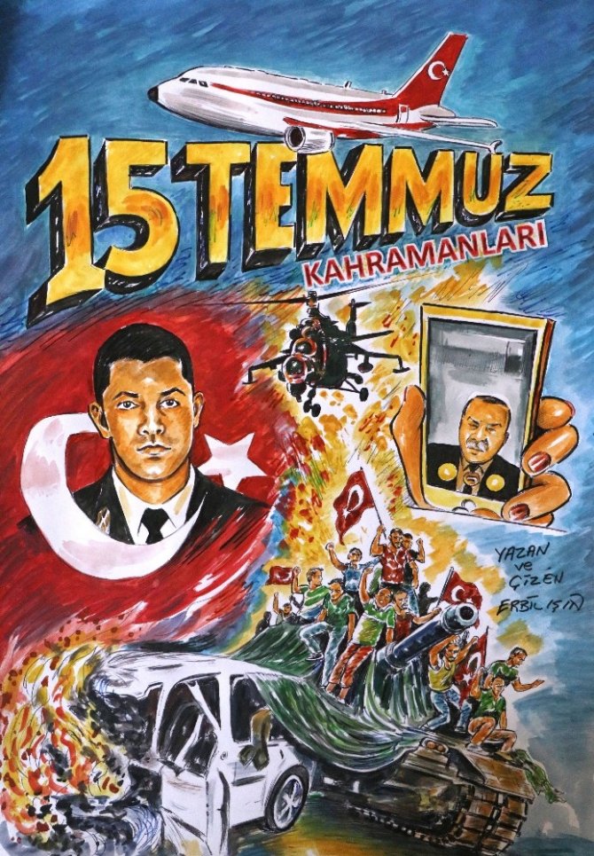 "15 Temmuz Darbe Girişimi" çizgi roman oldu sponsor bekliyor