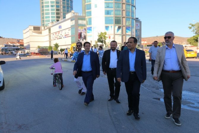 AK Parti Aksaray Milletvekilleri projeleri inceledi