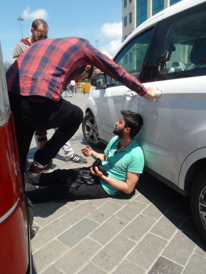 Taksim Meydanı’nda ibretlik görüntü