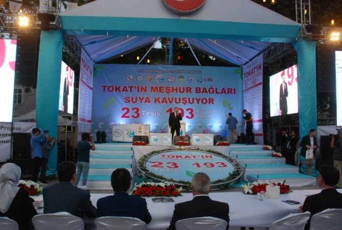 Bakan Eroğlu, 193 milyon yatırım bedelli 23 tesisin temelini attı