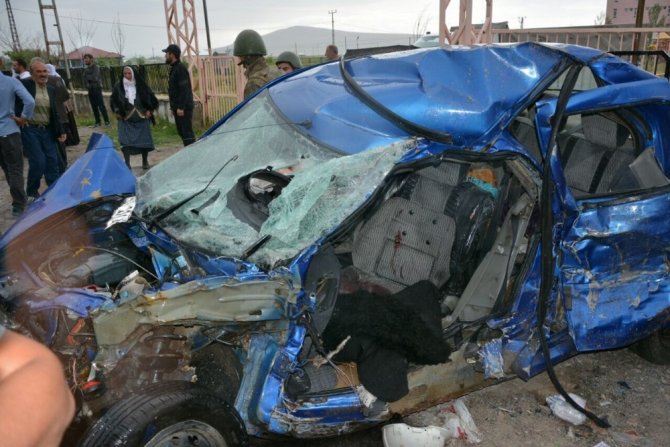 Patnos’ta trafik kazası: 1 ölü, 3 yaralı