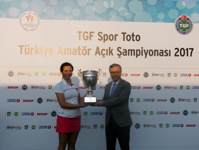 Spor Toto Türkiye Amatör Açık Şampiyonu Sena Ersoy oldu