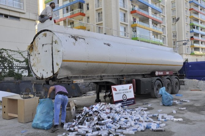 Diyarbakır’da 200 bin paket kaçak sigara ele geçirildi