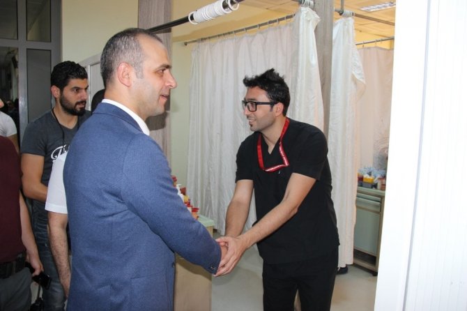 Adanur, Cizre halkı ile bayramlaştı