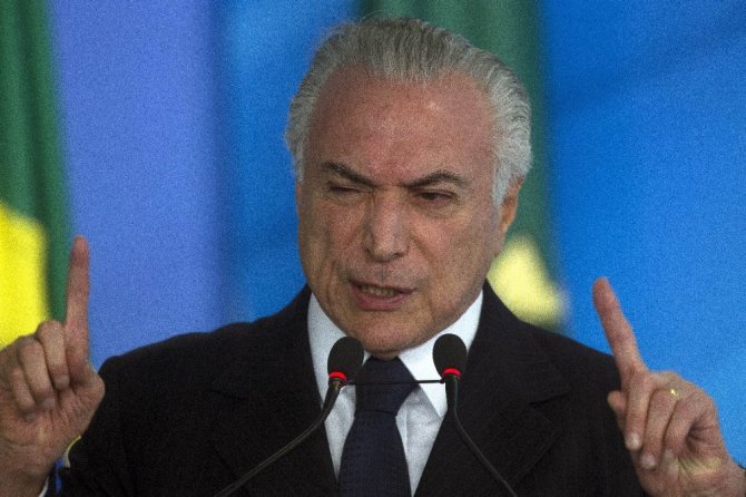 Brezilya Devlet Başkanına yolsuzluk suçlaması
