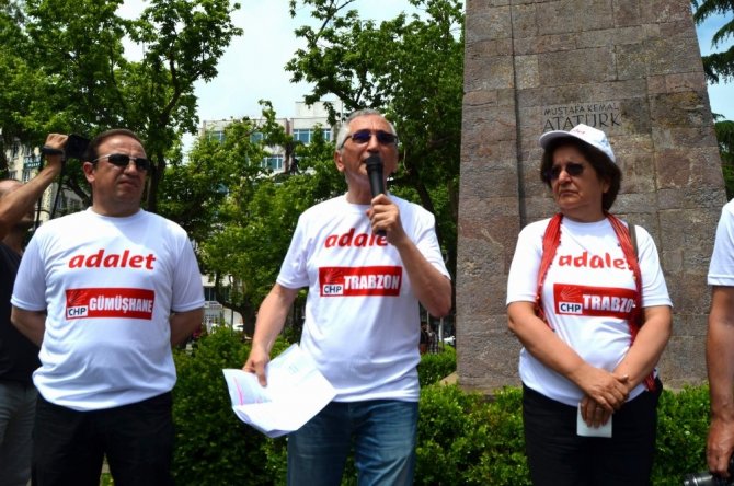 ’Herkes için Adalet” yürüyüşüne Doğu Karadeniz’den destek