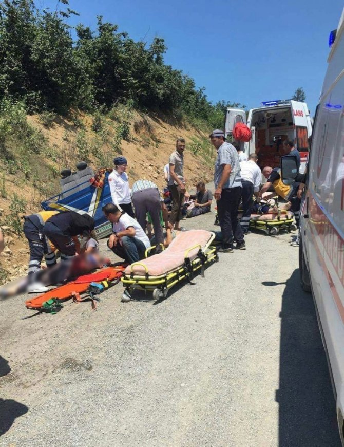 Sakarya’da patpat kazası: 2 ölü 5 yaralı