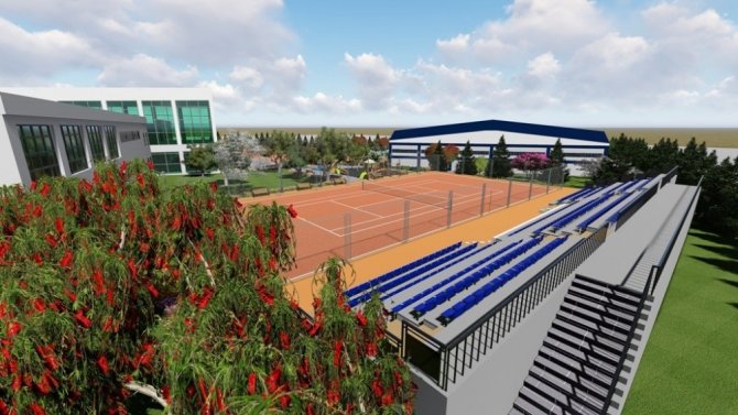 Tenis Dünyası inşaatı devam ediyor