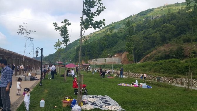 Trabzon’da milli parklara yoğun ilgi