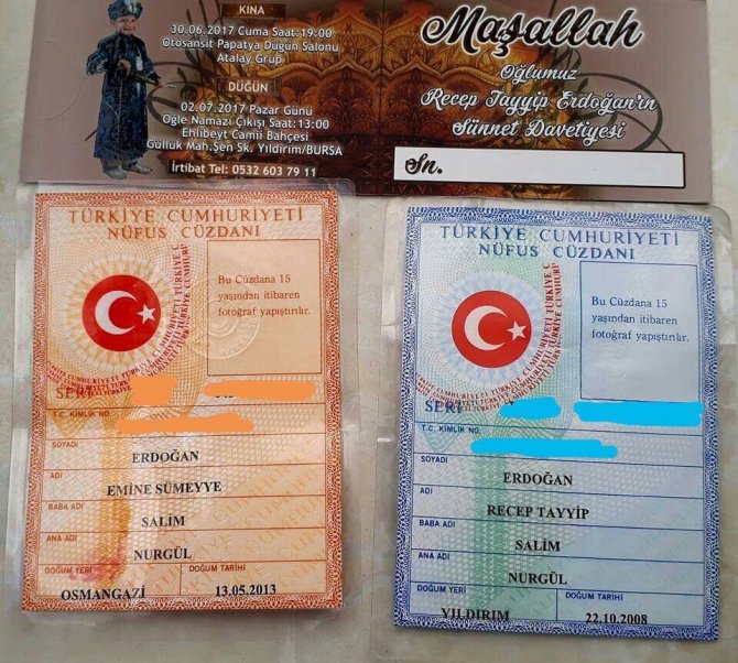 Cumhurbaşkanının ismini taşıyan 9 yaşındaki çocuk sünnet oldu