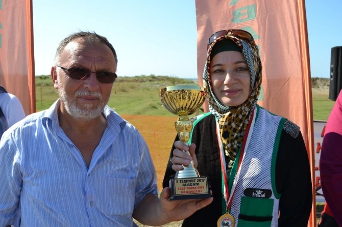 Alaçam’da Tek Kurşun, Trap ve Tabanca Yarışması