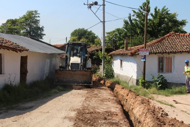 Biga’nın Çavuşköy Mahallesi de doğalgaza kavuştu