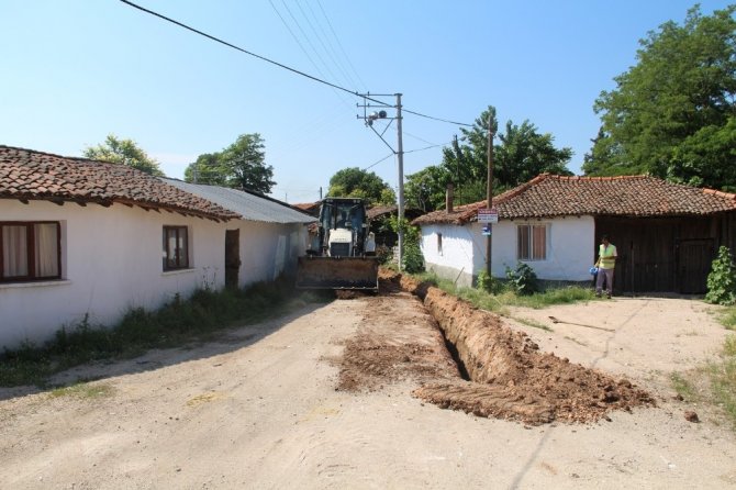 Biga’nın Çavuşköy Mahallesi de doğalgaza kavuştu