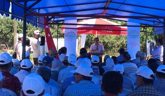 Çan Karakoca köyünde Arpa Tarla Günü yapıldı