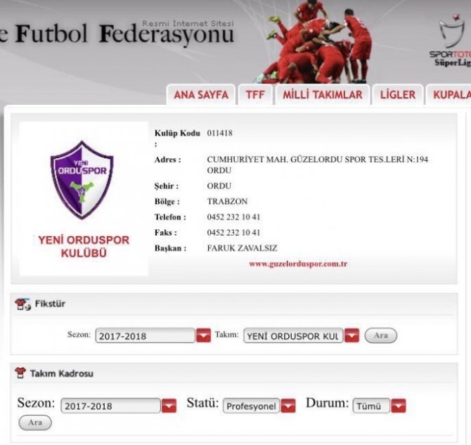 Ordu Futbol Kulübü’nün yeni adı ’Yeni Orduspor’ oldu
