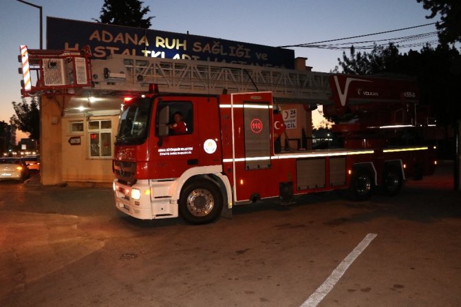 Adana’da ruh sağlığı hastanesinde yangın: 1 ölü