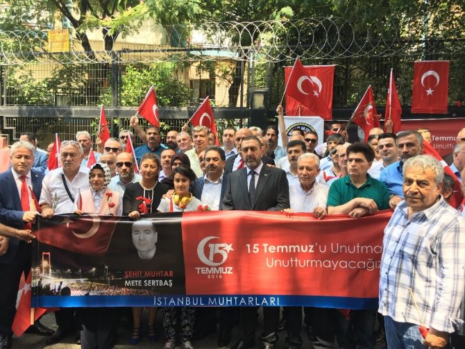 15 Temmuz şehidi Mete Sertbaş, şehit düştüğü yerde anıldı