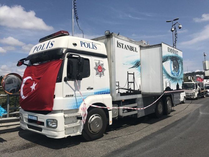 15 Temmuz Şehitler Köprüsü MOBESE tırı kuş uçurtmuyor