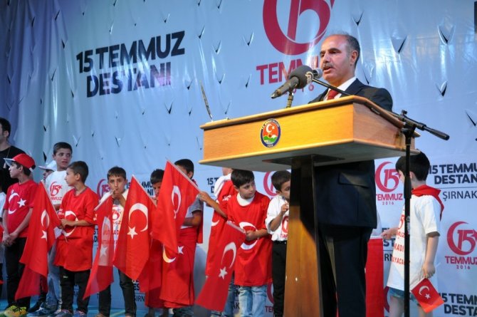 Şırnak’ta demokrasi nöbeti devam ediyor