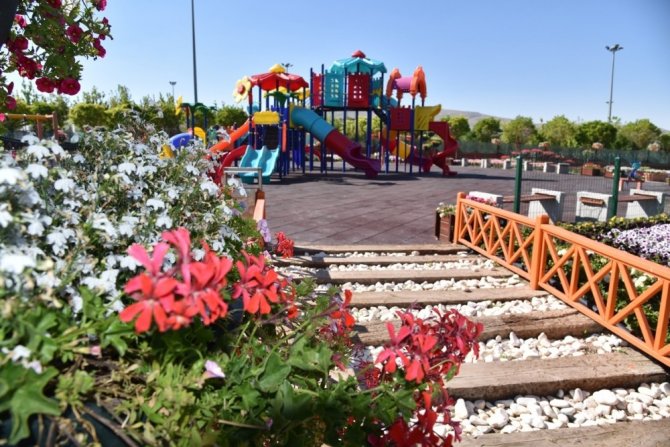 Türkiye’nin en renkli bahçesi Selçuklu’da