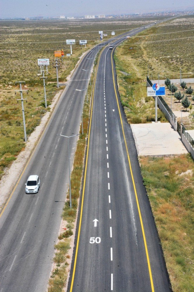 Aksaray’da 6 kilometrelik OSB yolu trafiğe açıldı
