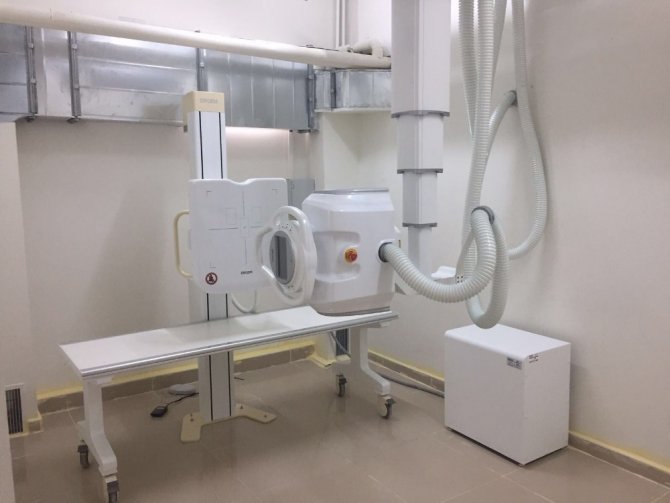 Eskil İlçe Devlet Hastanesine son teknoloji röntgen cihazı