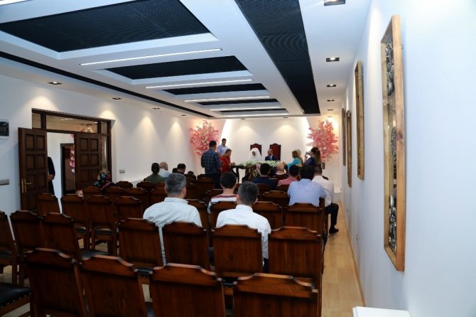 Talas’ın nostaljik nikah salonu hizmete hazır