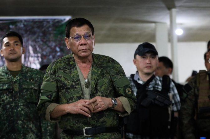 Filipinler Devlet Başkanı Duterte, Marawi’yi ziyaret etti