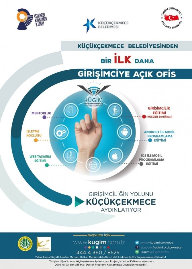 Küçükçekmece Belediyesi’nden bir ilk daha: girişimciye açık ofis