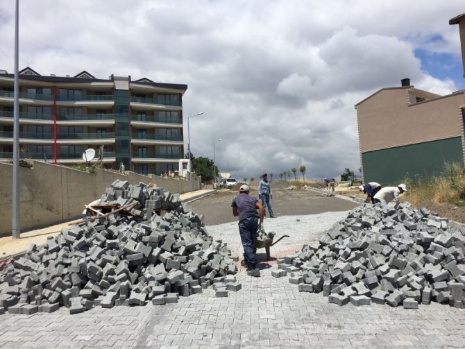 Süleymanpaşa’nın sokakları birer birer kilit taşla kaplanıyor