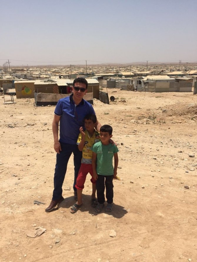 AK Partili Atay Uslu, Ürdün’de sığınmacı kamplarını inceledi