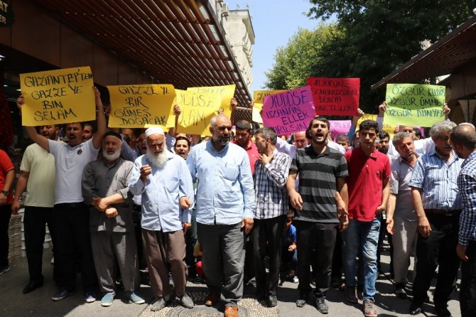 Gaziantep’te Mescid-i Aksa protestosu