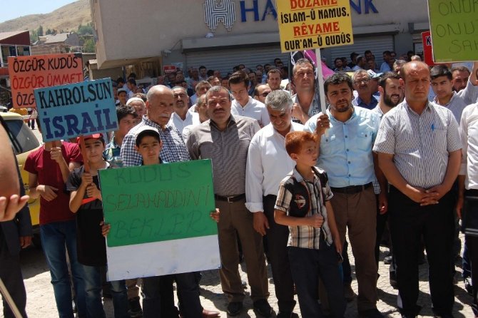 Mescid-i Aksa’nın ibadete kapatılmasına Bitlis’ten tepkiler